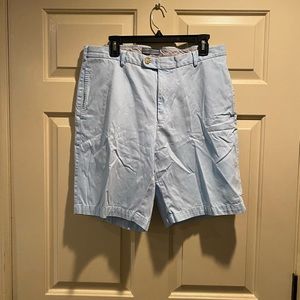 Peter Millar Men’s Size 35 Activewear Golf Shorts light blue Pima Cotton(k2)